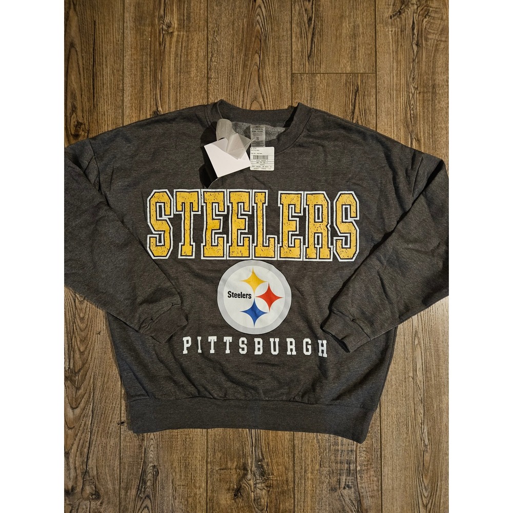 Pittsburgh Steelers Gameday Couture Sweatshirt Gray Women's Size S